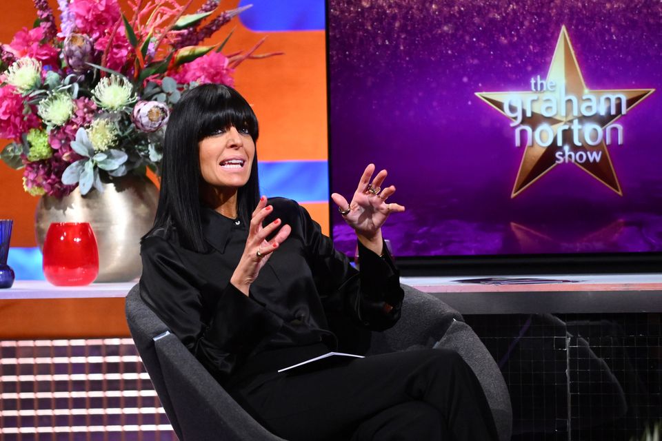 Claudia Winkleman, pictured as she was guest-hosting an episode of ‘The Graham Norton Show’ in 2025. Photo: BBC/So Television/PA/Matt Crossick